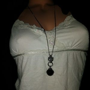 Rhinestone Dragon Head Chain Necklace